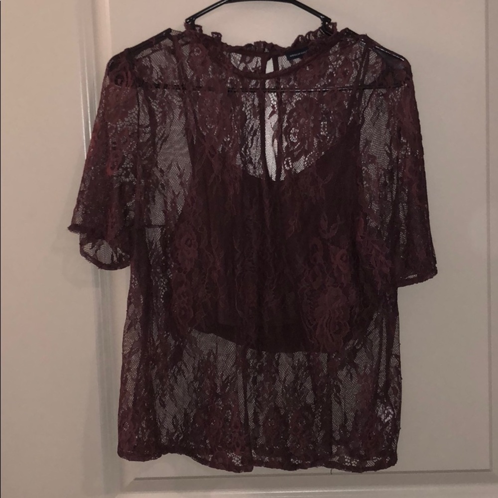 🕸🖤 Lace American Eagle Shirt 🖤🕸